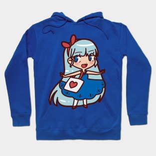 Cute Blue-haired Girl Hoodie